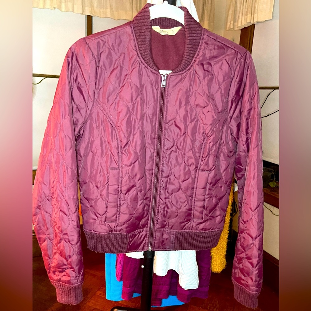 Women’s Hollister Red/Burgundy jacket